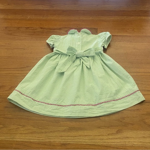 Vive la Fete smocked Bunny with Peter Pan Collar Formal Dress - Picture 6 of 7